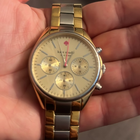 KATE SPADE
Seaport Chronograph Mother of Pearl Dial Two-tone Ladies Watch - Picture 5 of 7